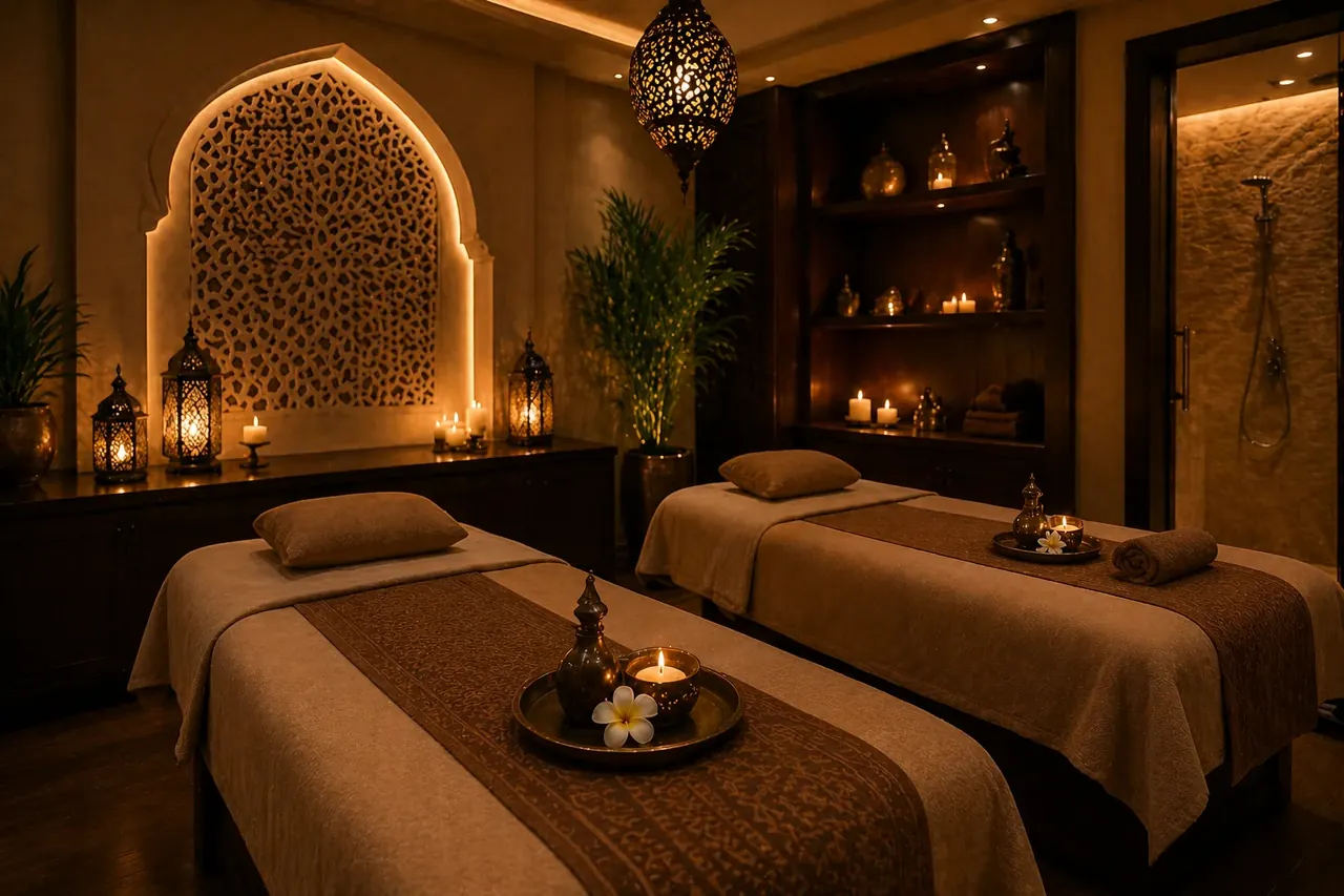 Couples suite at Danat Spa Al Ain